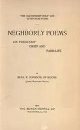 Cover of Neghborly poems, on friendship, grief and farm-life
