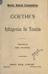 Cover of Iphigenie auf Tauris