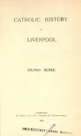 Cover of Catholic history of Liverpool