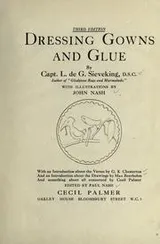 Cover of Dressing gowns and glue