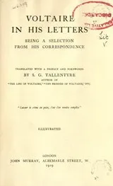 Cover of Lettres choisies