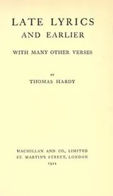 Cover of Late lyrics and earlier
