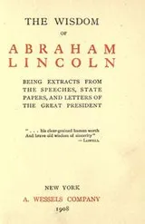 Cover of The wisdom of Abraham Lincoln