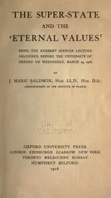 Cover of The super-state and the 'eternal values'