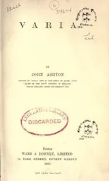 Cover of Varia