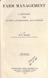 Cover of Farm management