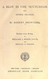 Cover of A blot in the 'scutcheon