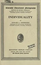 Cover of Individuality