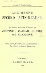 Cover of Ahn-Henn’s Second Latin Reader