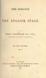 Cover of The romance of the English stage