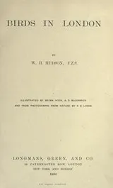 Cover of Birds in London