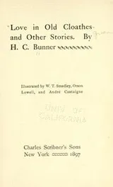 Cover of Love in old cloathes and other stories