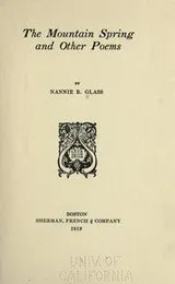 Cover of The mountain spring