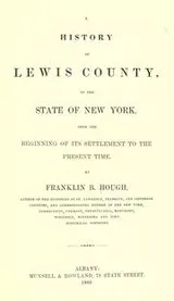 Cover of A history of Lewis County, in the state of New York