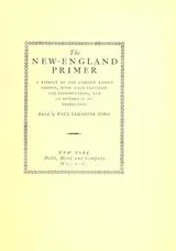 Cover of The New England primer