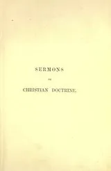 Cover of Sermons on Christian doctrine