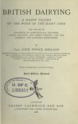 Cover of British dairying