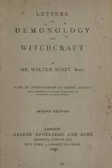Cover of Letters on demonology and witchcraft