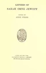 Cover of Letters of Sarah Orne Jewett