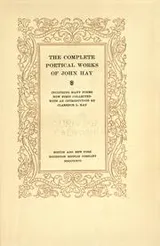 Cover of The Complete Poetical Works of John Hay