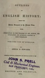 Cover of Outlines of English history
