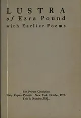 Cover of Lustra of Ezra Pound