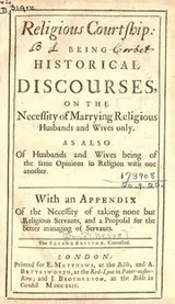 Cover of Religious courtship