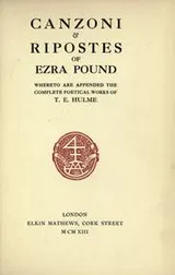Cover of Canzoni; & Ripostes of Ezra Pound