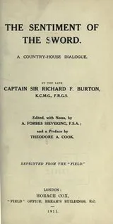 Cover of The sentiment of the sword