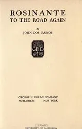 Cover of Rosinante to the road again