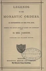 Cover of Legends of the monastic orders