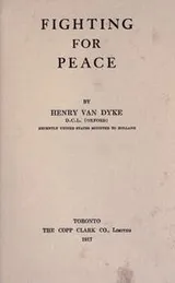 Cover of Fighting for peace