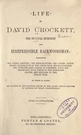 Cover of Life of David Crockett