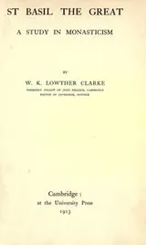 Cover of St. Basil the Great