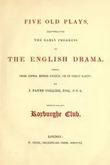 Cover of Five old plays