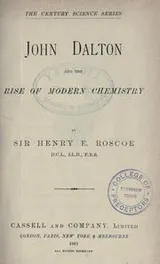 Cover of John Dalton and the rise of modern chemistry