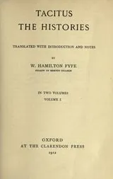 Cover of Tacitus, the histories
