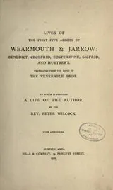Cover of Lives of the first five abbots of Wearmouth & Jarrow