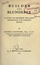 Cover of Builder and blunders