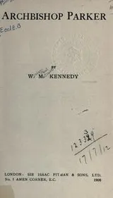 Cover of Archbishop Parker