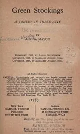 Cover of Green stockings
