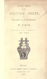 Cover of Select works of the British Poets