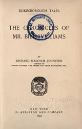 Cover of Dukesborough tales