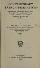 Cover of Contemporary French dramatists