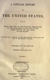 Cover of A popular history of the United States