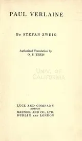 Cover of Paul Verlaine
