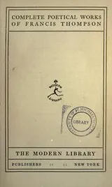 Cover of Complete poetical works of Francis Thompson