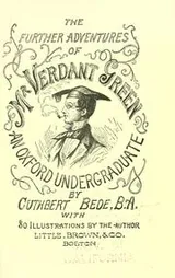 Cover of The adventures of Mr. Verdant Green, an Oxford freshman