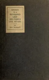 Cover of Sonnets to a red-haired lady