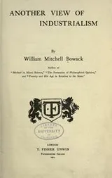 Cover of Another view of industrialism